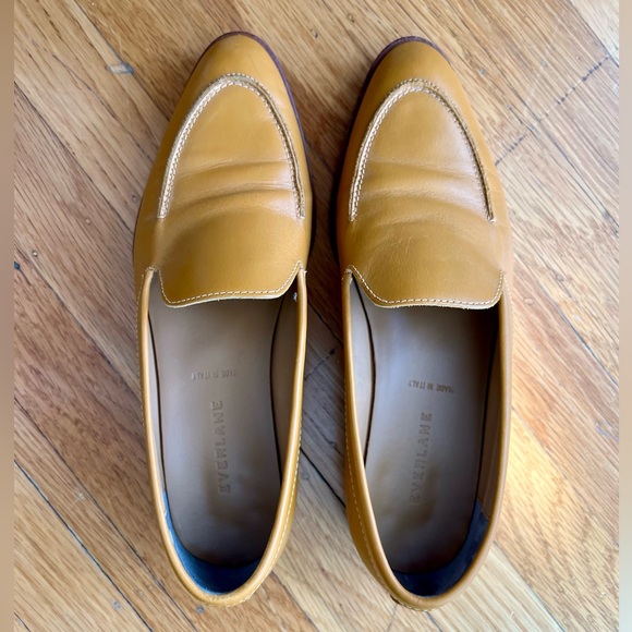 Everlane Tan Leather Loafers - Picture 9 of 10